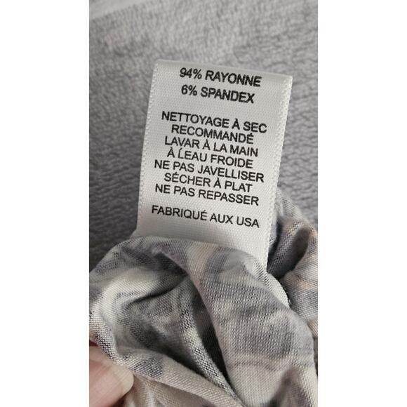 Michael Lauren Pablo Pants S Blue Patchwork Shirred Stretch Rayon Spandex NWT - Picture 8 of 8